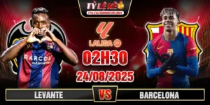 Levante vs Barcelona 02h30 24 08 Vong 2 VDQG Tay Ban Nha 300x150 1