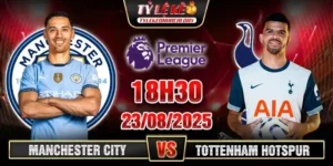 Manchester City vs Tottenham Hotspur 18h30 23 08 Vong 2 Ngoai Hang Anh 300x150 1