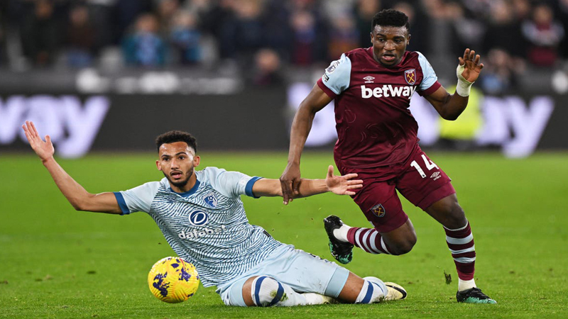 Sức mạnh và phong độ West Ham vs Bournemouth