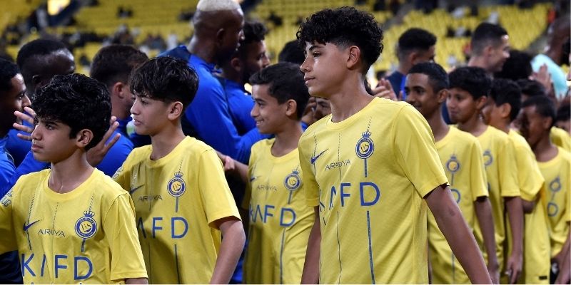 Ronaldo JR đang ghi bàn “cháy máy” tại U15 Al Nassr