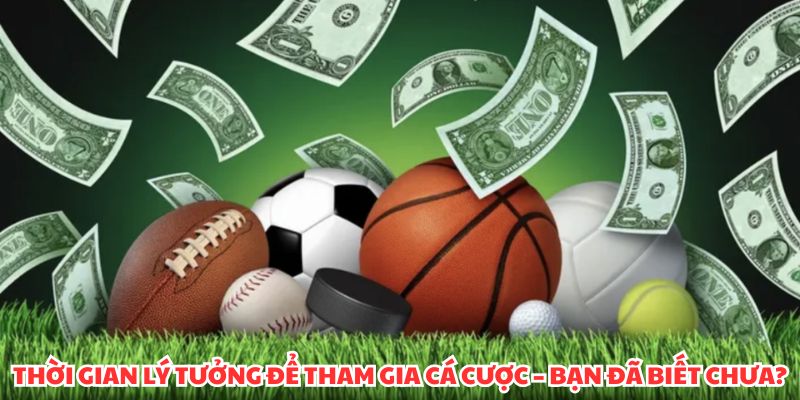 Thời gian lý tưởng để tham gia cá cược – Bạn đã biết chưa?