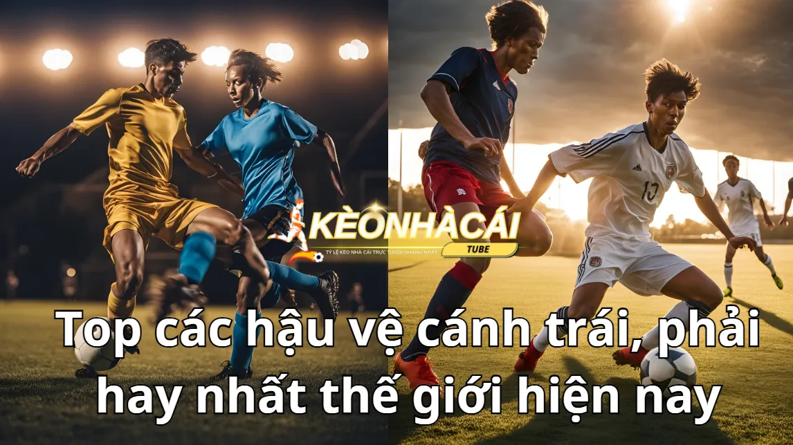 Vị trí của các hậu vệ cánh trái, cánh phải Vị trí của các hậu vệ cánh trái, cánh phải